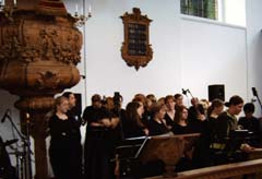 Chor in der deutschen Kirche Kopenhagen