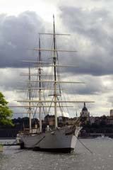 Schiff in Stockholm